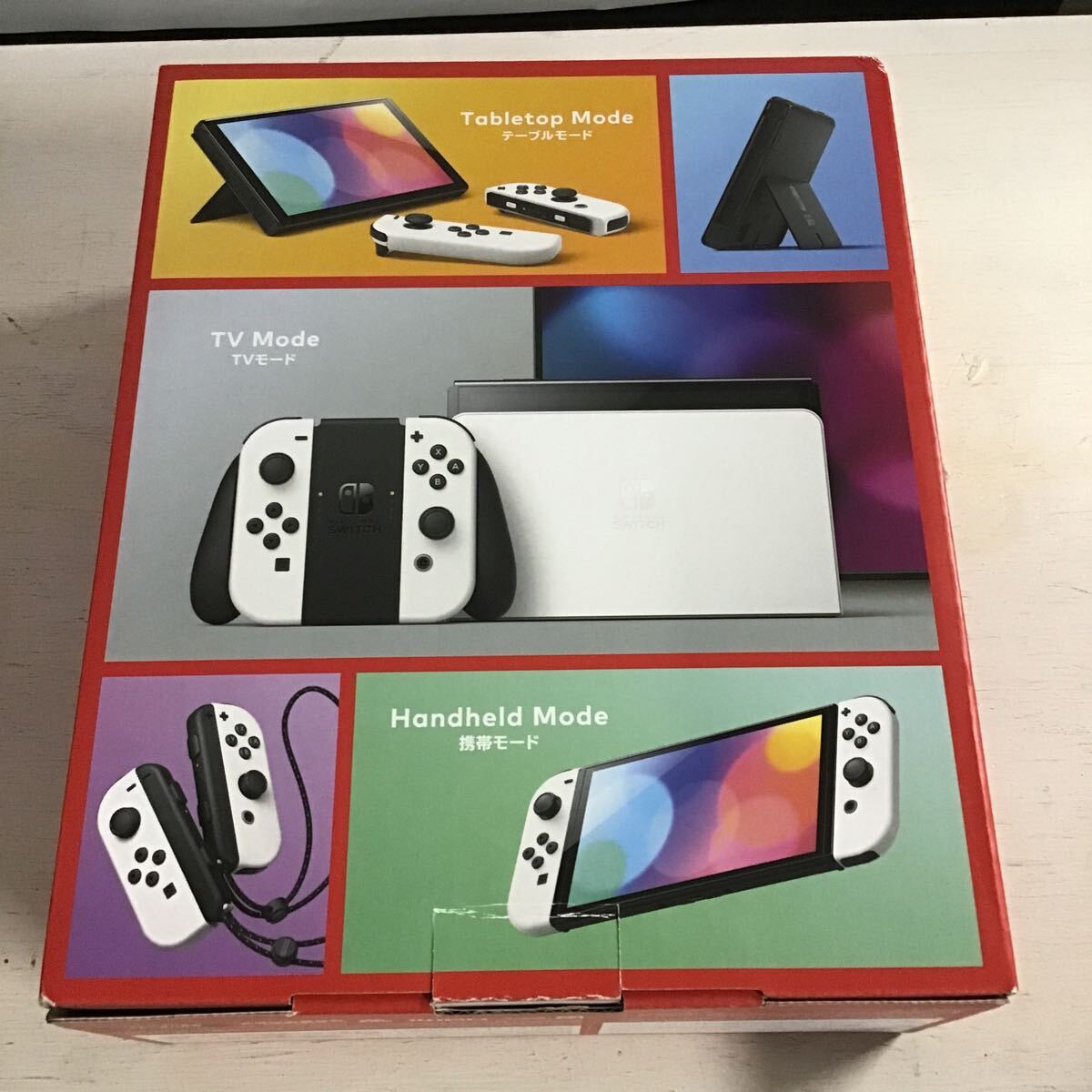 36 中古品 Nintendo Switch 有機ELモデル ホワイト (80)①_画像2