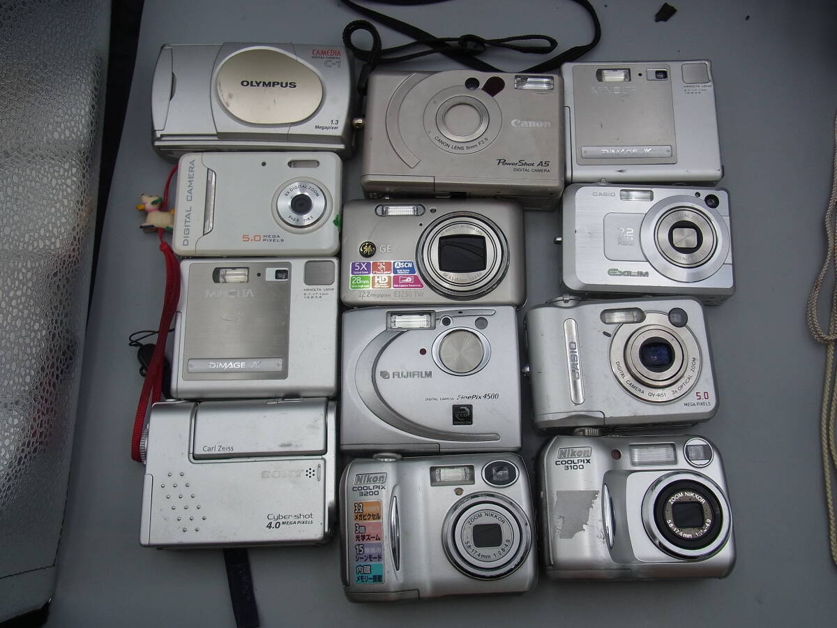 1/ digital camera 59 pcs. set summarize Sony Olympus Panasonic Canon Fuji etc. 