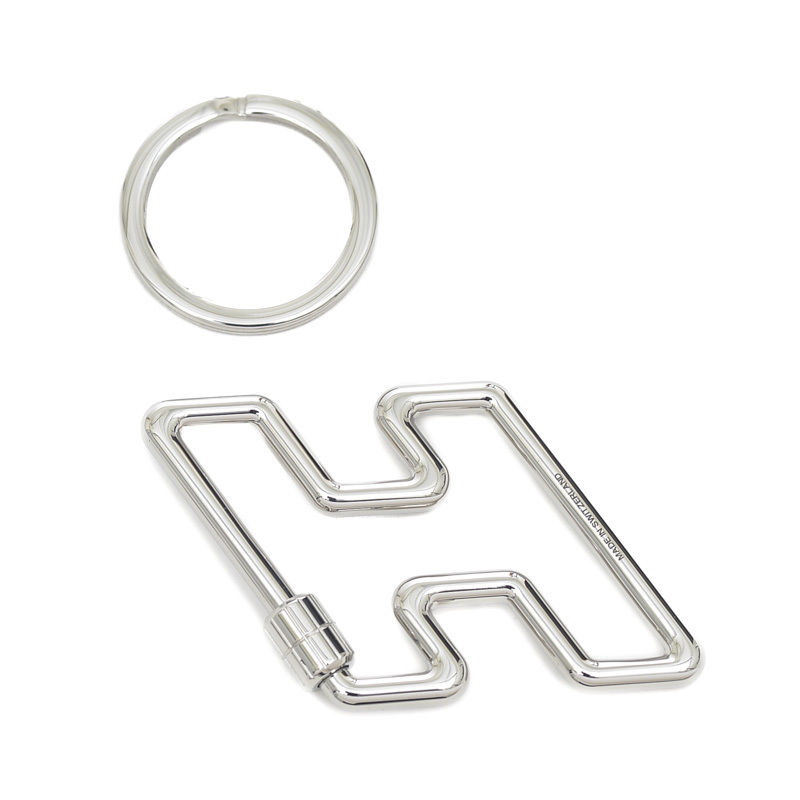 снижение цены Hermes H палец на ноге скорость кольцо для ключей брелок для ключа серебряный бренд деталь 