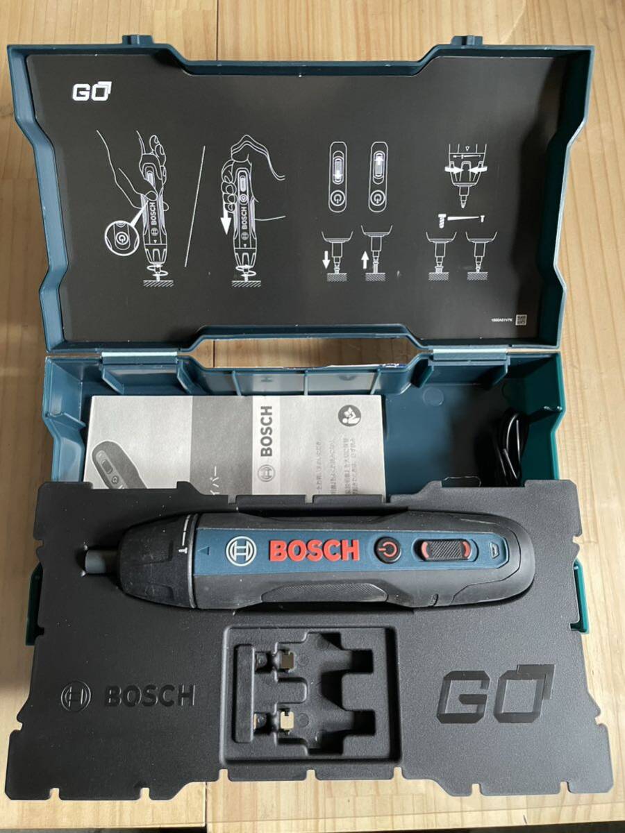 Bosch Professional （ボッシュ） 3.6Vコードレスドライバー （キャリングケース充電コード付き） Bosch G　中古_画像1