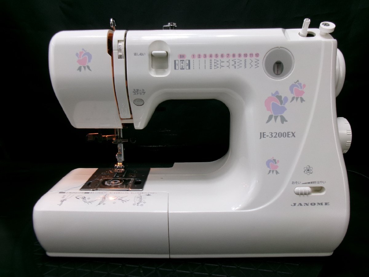 *** симпатичный Janome compact швейная машина JE-3200EX * прекрасный товар *