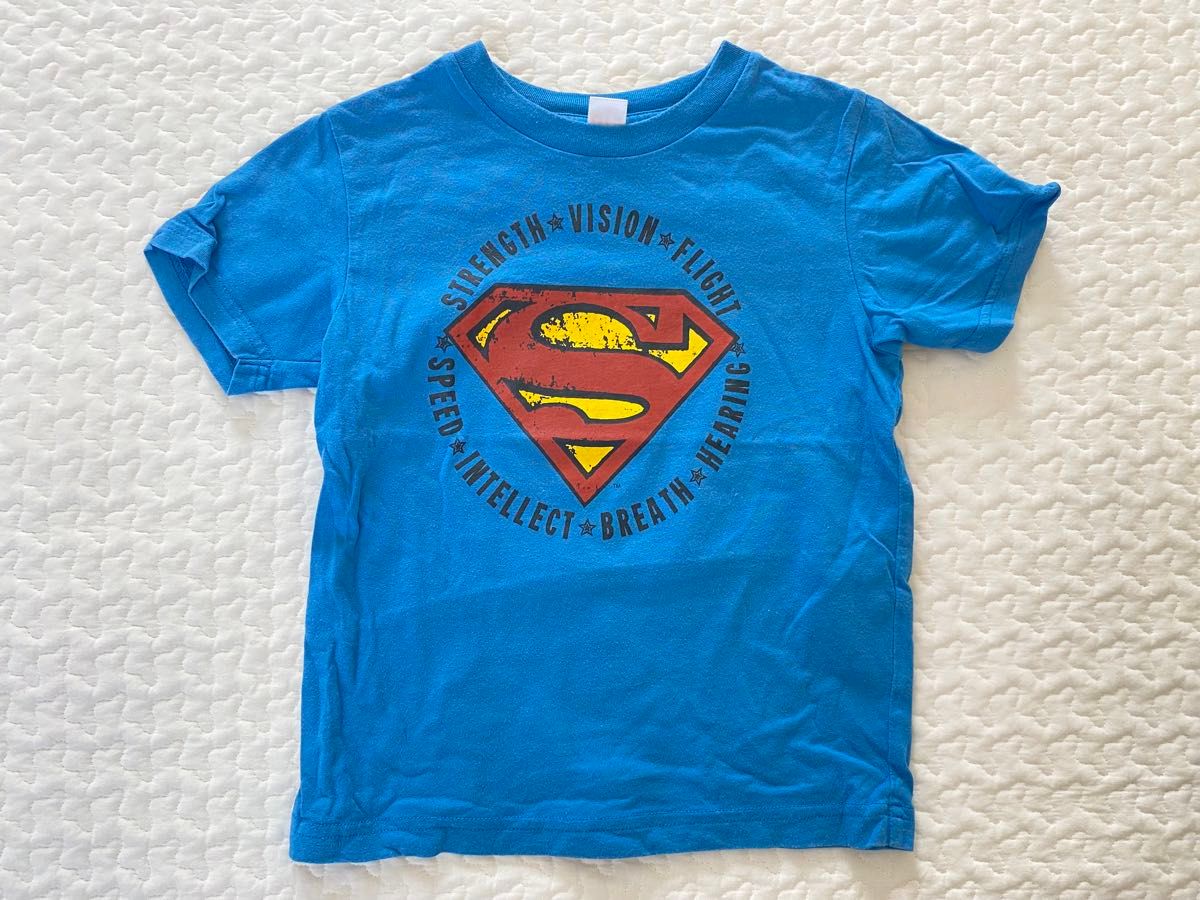 【110】GUユニクロ半袖Tシャツ3点セット　カーズマックィーンスーパーマン トップス 