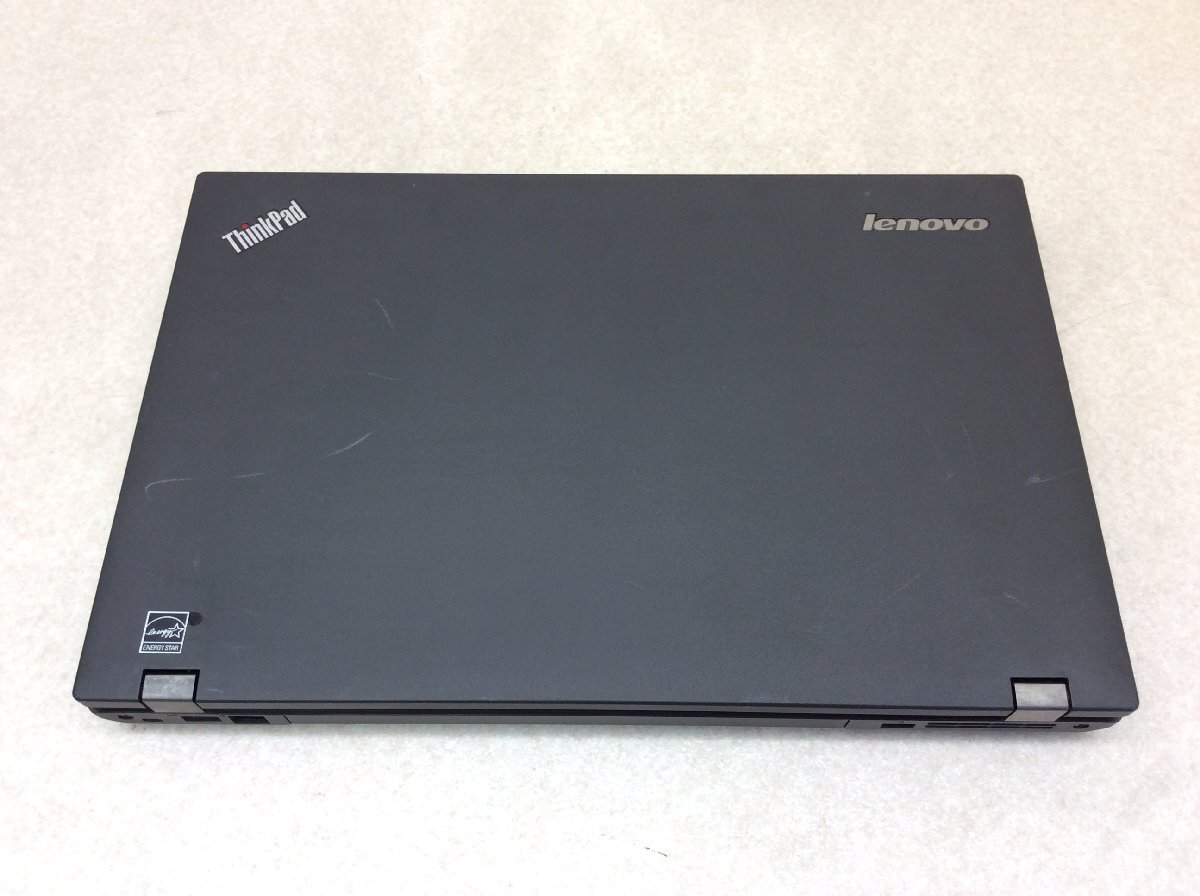 ジャンク品 パソコン Lenovo ThinkPad L540 i3-4100M / メモリ8GB / HDD無し / BIOS確認 / アダプタ無し【引取可/大阪】0508-1309の画像3