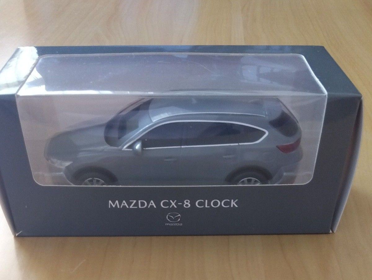 マツダ　MAZDA　CX-8 CLOCK　ミニカー　時計　グレー　非売品