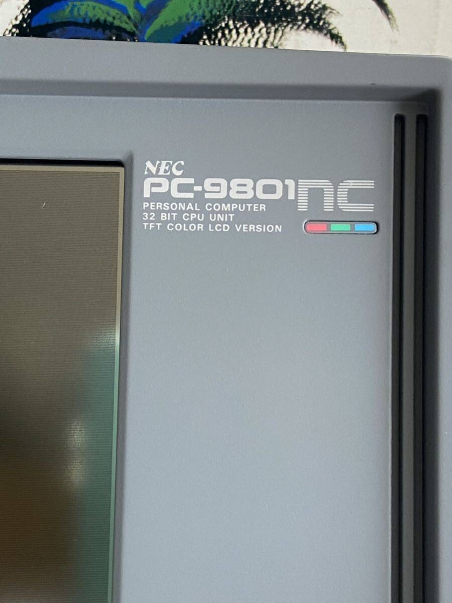 5.13 通電不可　ジャンク扱い　プレミア　NECパーソナルコンビュータ PC・28ロロシリース PC-9801NC FDモデル　ge noTE 元箱付き_画像3