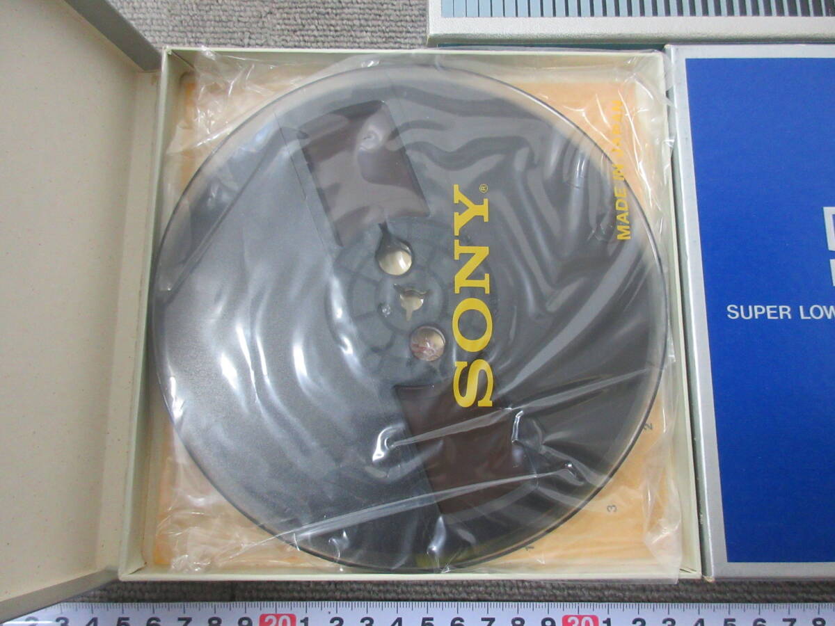 M[5-17]V9 electric shop stock goods open reel tape 5 point together Sony SLH-550 SuperAmak cell LNE35-7 unused long-term keeping goods 