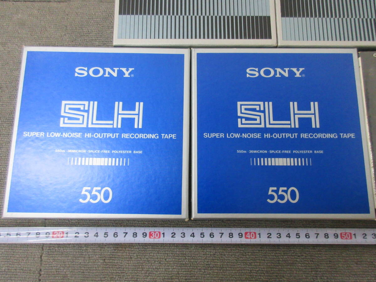 M[5-17]V9 electric shop stock goods open reel tape 5 point together Sony SLH-550 SuperAmak cell LNE35-7 unused long-term keeping goods 