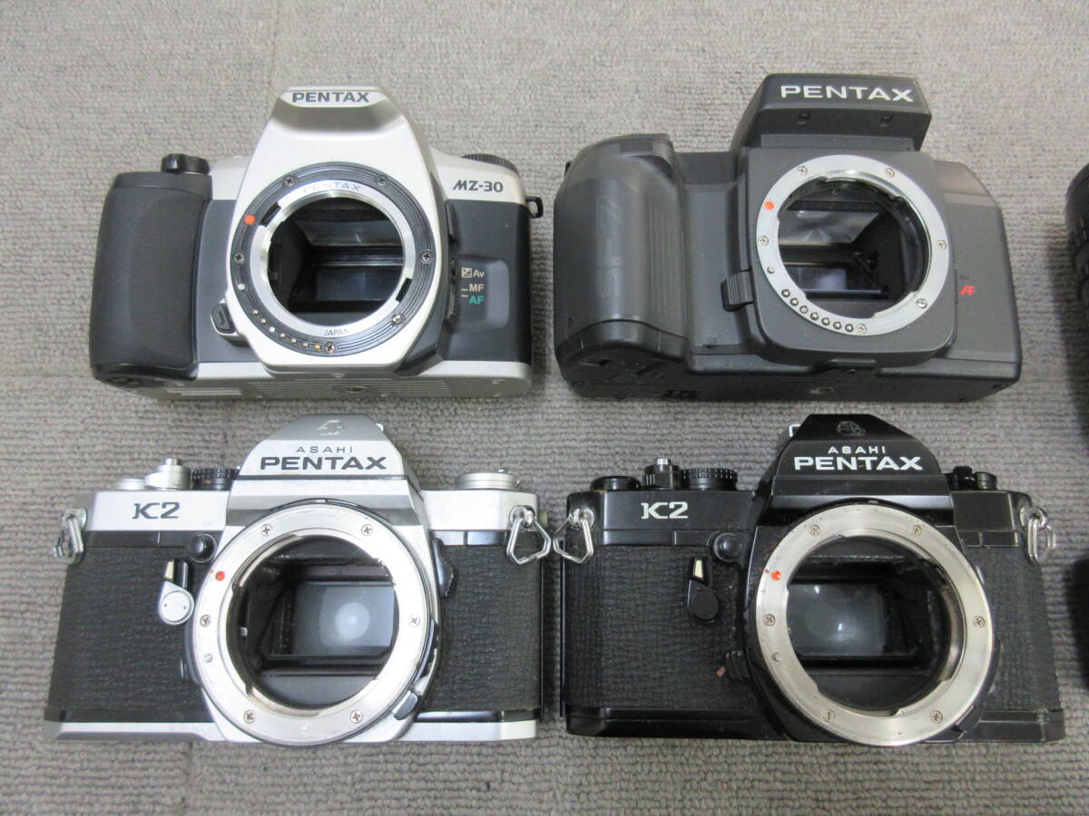 M[5-23] repeated *2 film camera lens together ASAHI PENTAX Asahi Pentax SPOTMATIC K2 other operation not yet verification junk (5-14.②)