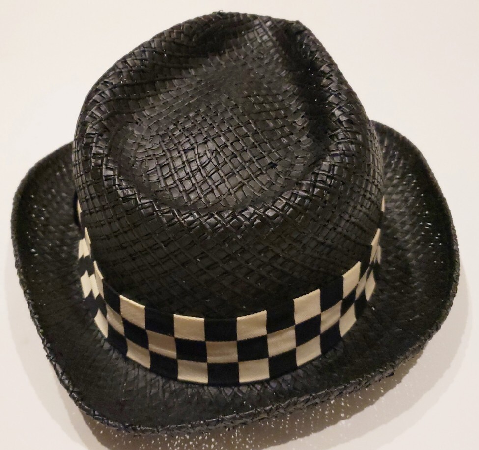  Fred Perry checker pattern city pine panama hat 
