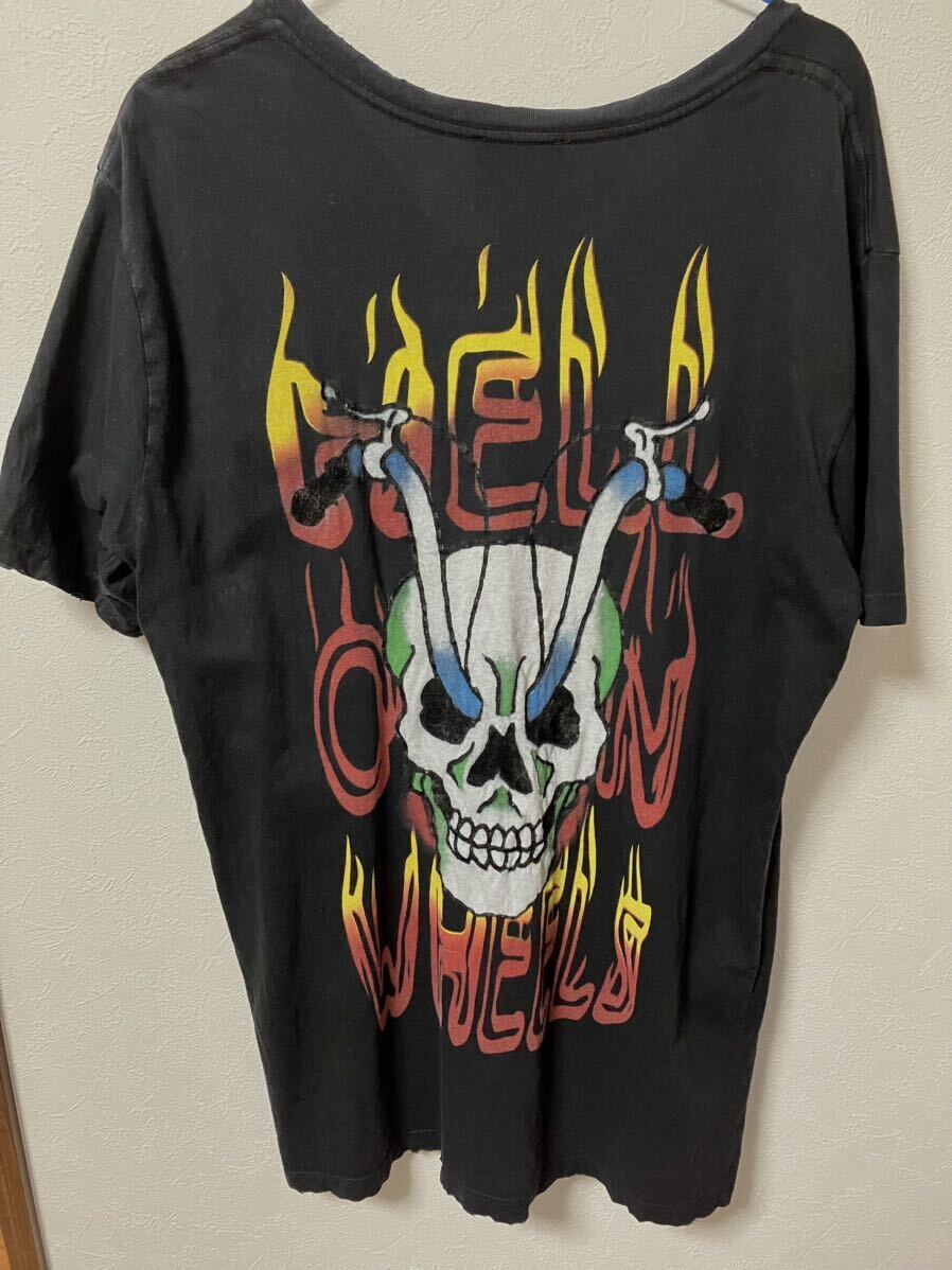 【中古】エドハーディー Tシャツ＊黒 ＊バックプリント＊Lサイズ ＊Ed Hardy_画像1