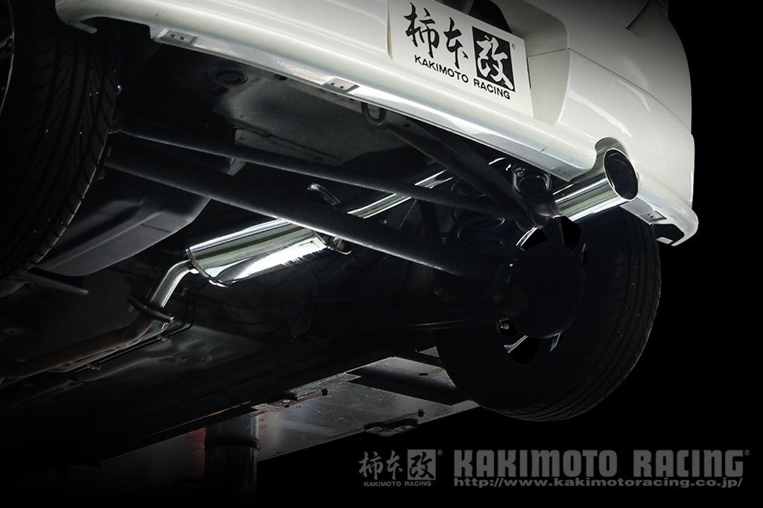 個人宅発送可能 柿本 マフラー Kakimoto.R カキモトアール SUZUKI ワゴンR RR MC21S 1/2型 0.66_ターボ FF 4AT (SS306)_画像2