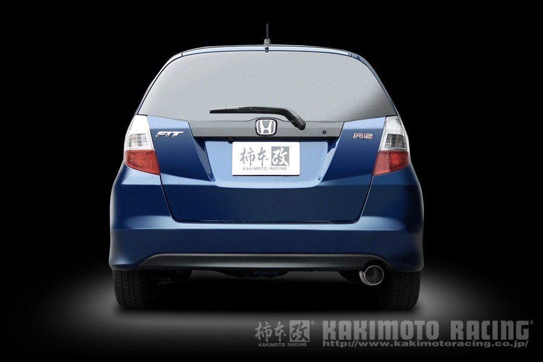 個人宅発送可能 柿本 カキモト マフラー hyper GTbox Rev. HONDA フィット GE8 1.5_NA FF 5MT/CVT (H41378)_画像2