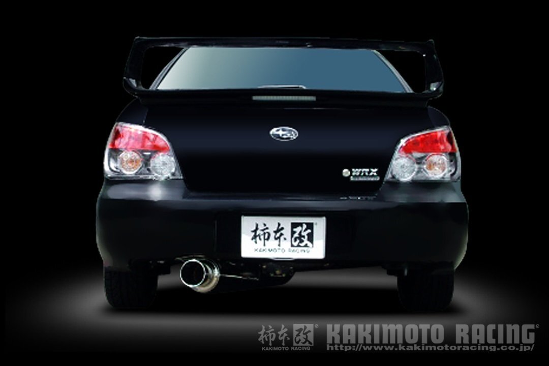 個人宅発送可能 柿本 カキモト マフラー Regu.06 & R レグゼロロクアール SUBARU インプレッサスポーツワゴン GGA 2.0_ターボ 4WD (B21316)_画像1