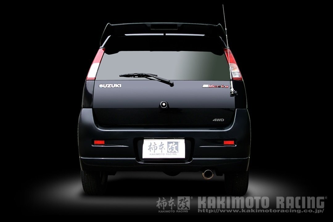 自動車関連業者直送限定 柿本 カキモト マフラー hyper GTbox Rev. SUZUKI kei スポーツ HN22S 0.66_ターボ FF/4WD 4AT/5MT (S41306)_画像1