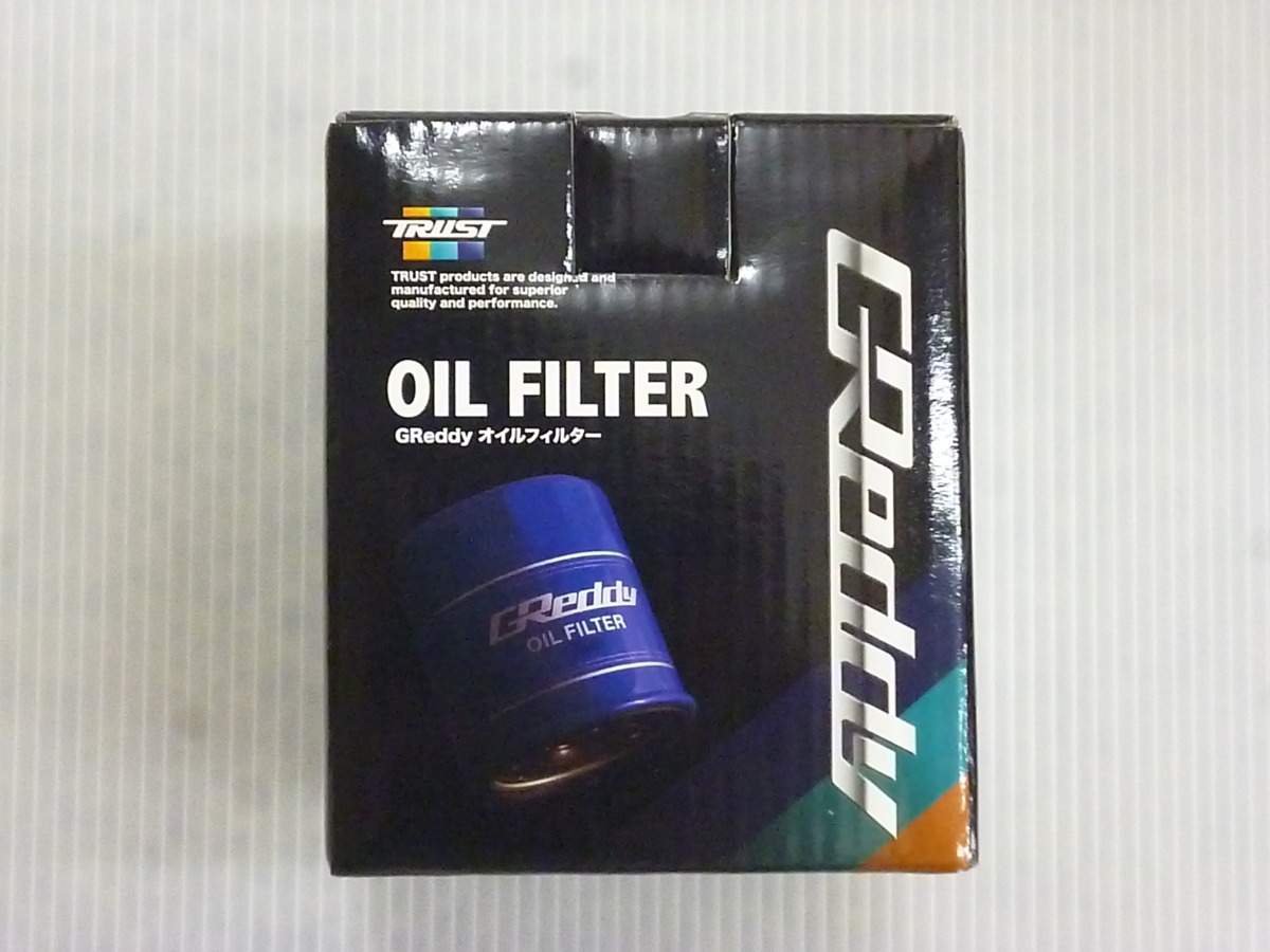 送料無料【即納】トラスト TRUST GReddy OIL FILTER オイルフィルター OX-03 3/4-16UNF 品番13901103 沖縄、離島は発送不可_画像1