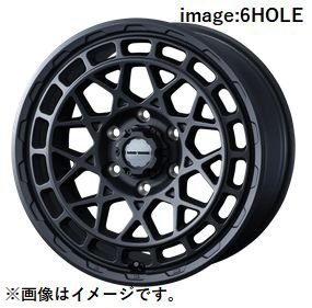 個人宅発送可能 Weds 14X4.5J +45 4穴 PCD100 FMBK ホイール 1本 MUD VANCE X TYPE M マッドヴァンス エックス タイプ エム (41562)_画像1