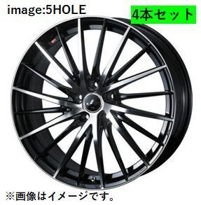 個人宅発送可能 ウエッズ Weds 16X6.0J +50 4穴 PCD100 PBMC ホイール 4本セット LEONIS FR レオニス・エフアール (41665)_画像1