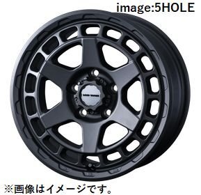 個人宅発送可能 Weds 16X5.5J +22 5穴 PCD139.7 FMBK ホイール 1本 MUDVANCE X TYPE S マッドヴァンス エックス タイプ エス (41596)_画像1