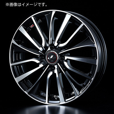 【個人宅発送可能】ウエッズ Weds 16X6.5J +40 5H PCD114.3 PBMC ホイール 1本 LEONIS VT レオニス・ブイティー (36340)_※画像はイメージです。