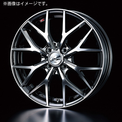 【個人宅発送可能】ウエッズ Weds 15X4.5J +45 4H PCD100 BMCMC ホイール 1本 LEONIS MX レオニス・エムエックス (37406)_※画像はイメージです。