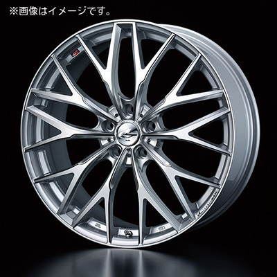 【個人宅発送可能】ウエッズ Weds 18X7.0J +47 5H PCD100 HSⅢ/SC ホイール 1本 LEONIS MX レオニス・エムエックス (37431)_※画像はイメージです。