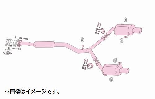 自動車関連業者限定 FUJITSUBO フジツボ マフラー Legalis R type EVO SV スバル レガシィ ツーリングワゴン GT BP5 EJ20 (760-64067)_画像2