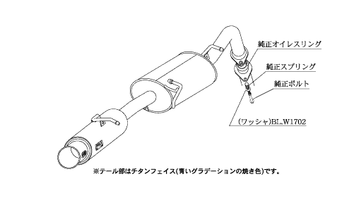 自動車関連業者直送限定 柿本 カキモト マフラー GTbox 06&S TOYOTA カローラフィールダー NRE161G 1.5_NA 2WD(FF) (T443129)_画像3