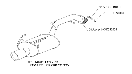 自動車関連業者直送限定 柿本 カキモト マフラー Class KR クラスケーアール NISSAN ノート E12 16/11_M/C前 1.2_NA FF (N71394)_※画像はイメージです。