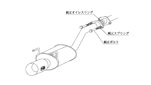 自動車関連業者直送限定 柿本 マフラー Kakimoto.R カキモトアール HONDA フィット GD1 1.3_NA FF CVT (HS350)_画像1