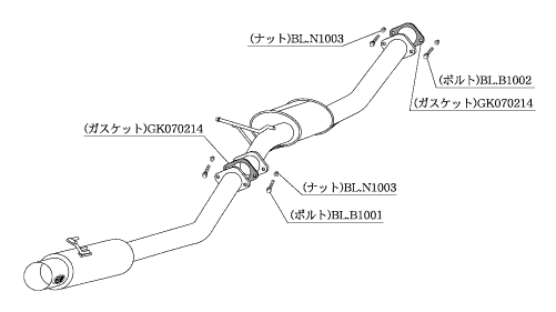 自動車関連業者直送限定 柿本 カキモト マフラー HYPER FULLMEGA N1+ Rev. TOYOTA スープラ JZA80 3.0_NA FR 5MT/4AT (T31314)_画像2