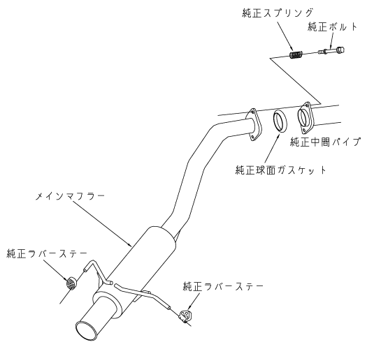 自動車関連業者直送限定 HKS Silent Hi-Power サイレントハイパワー HONDA ホンダ フィットハイブリッド GP5 LEB-H1 13/09- (32016-AH031)_画像3