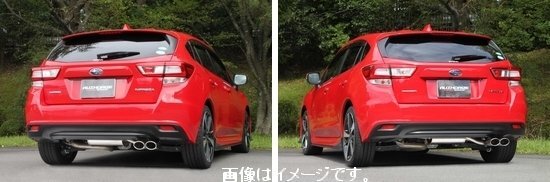 【個人宅発送可能】FUJITSUBO フジツボ マフラー A-S シリーズ SUBARU GT7 インプレッサ スポーツ 2.0 4WD (350-63126)_画像3