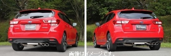 【自動車関連業者様限定】FUJITSUBO フジツボ マフラー A-S シリーズ SUBARU GT7 インプレッサ スポーツ 2.0 4WD (350-63126)_画像3