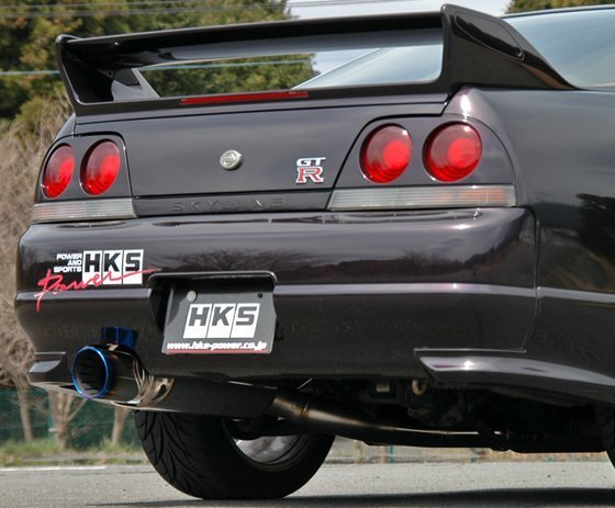 自動車関連業者直送限定 HKS スーパーターボマフラー NISSAN ニッサン BCNR33 RB26DETT スカイラインGT-R 95/01-98/12 (31029-AN002)_画像はイメージです。