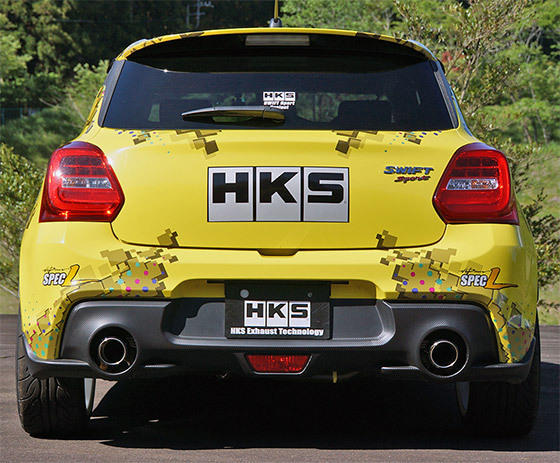 個人宅発送可能 HKS ハイパワースペックL2 マフラー SUZUKI スズキ スイフト スポーツ ZC33S K14C(TURBO) 17/09-20/04 (31019-AS109)_※画像はイメージです。