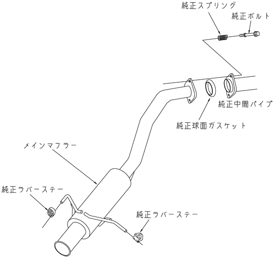 個人宅発送可能！ HKS Silent Hi-Power サイレントハイパワー マフラー HONDA ホンダ フィット GK5 L15B 13/09-20/01 (32016-AH031)_画像3