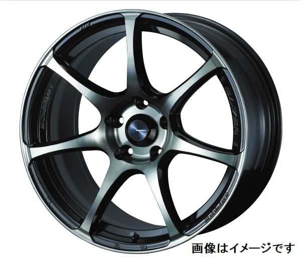 【個人宅発送可能】Weds Sport SA-75R ウェッズ スポーツ 17×7.0J +48 5穴 Rim Edge 5.0mm PCD114.3 FR WBC ホイール 1本 (73980)_画像はイメージです。