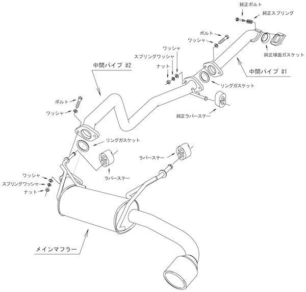 自動車関連業者直送限定 HKS Super Turbo Muffler スーパーターボマフラー スズキ ジムニー JB64W R06A(TURBO) 18/07- (31029-AS004)_画像3