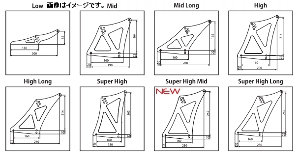 自動車関連業者直送限定 サード SARD GT ウイング 汎用タイプ GT WING fuji spec-M 1710mm Super High Long カーボン綾織 (61809AL)_画像はイメージです。