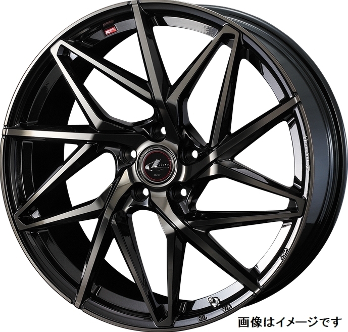 【個人宅発送可能】Weds ウェッズ 15×6.0J +50 5穴 PCD114.3 PBMC/TI ホイール 1本 LEONIS IT レオニス レオニス・アイティー (40569)_画像はイメージです。