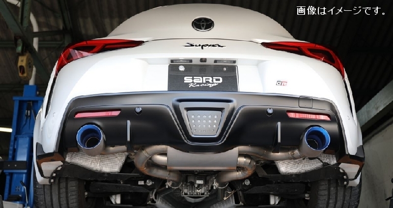 自動車関連業者直送限定 SARD サード Ti-Z MUFFLER マフラー フルチタン 左右2本 TOYOTA トヨタ GR SUPRA スープラ RZ DB06 (23009)_画像5