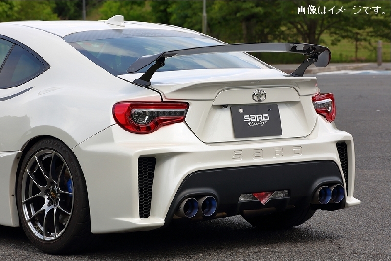 自動車関連業者直送限定 SARD BRZ 3BA-ZD8 Ti-Z MUFFLER マフラー フルチタン 左右2本出し スバル ZD8 6MT R3年7月～ サード (23007)_画像3