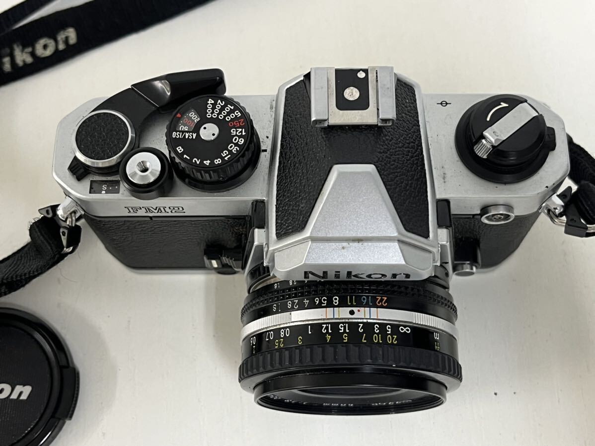 516h Nikon ニコン FM2 フィルムカメラ NIKKOR 50mm 1:1.8 _画像3