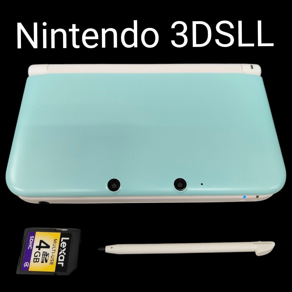 【動作保証】ニンテンドー3DSLL  3dsll ミント×ホワイト 任天堂