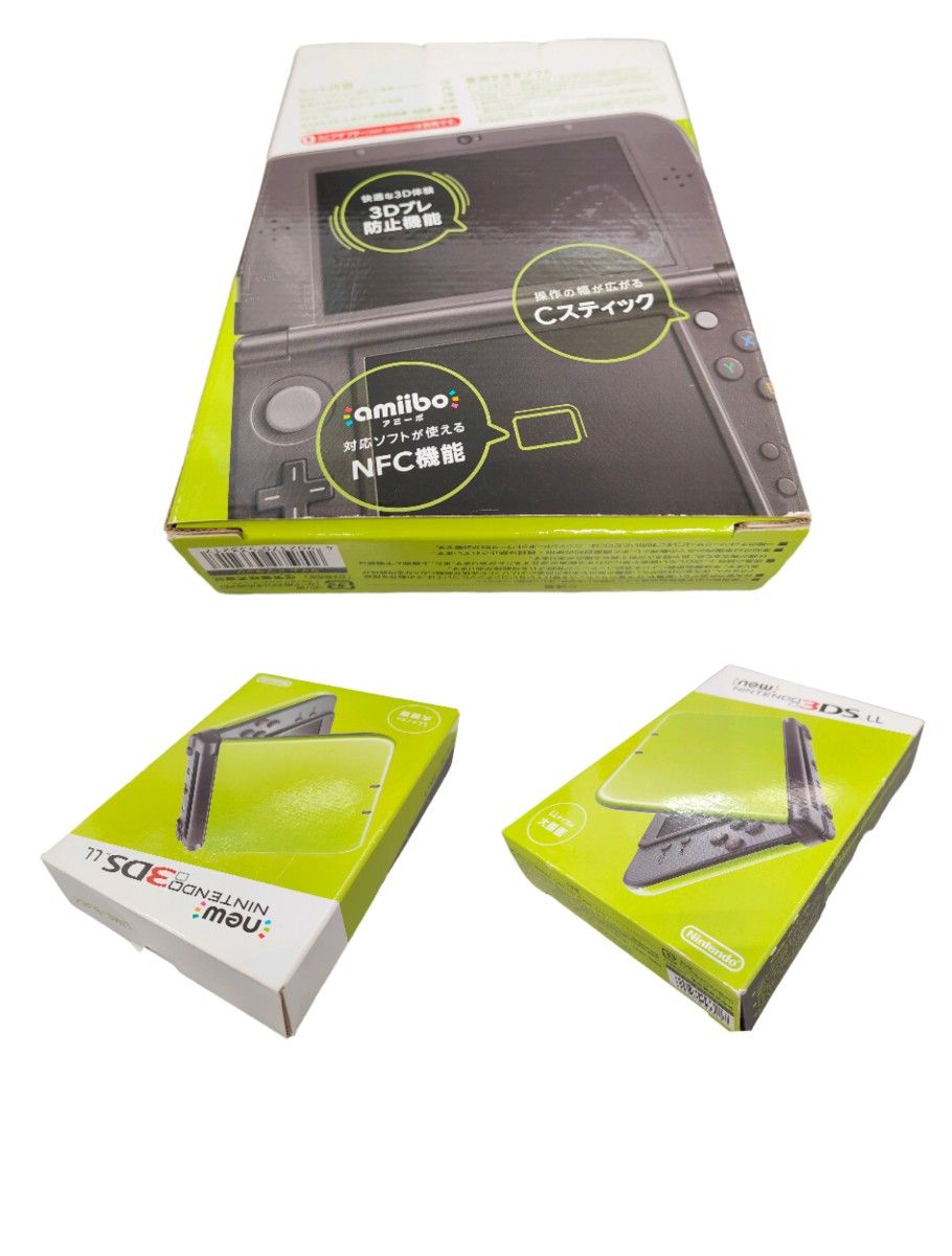 NEW3DSLL ライムブラック 箱付き美品 Newニンテンドー3DS LL NEW3DSLL ライムブラック 箱付き美品 Newニンテンドー3DS LL