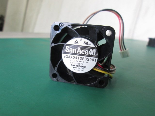 ●未使用 山洋電気 低消費電力ファン San Ace 40 DC12V 9GAX0412P3S0011(3極コネクタ付) 10個(0512CI)8AM-1 DCファンモータ_画像5