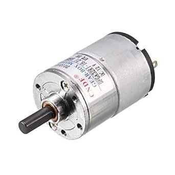 uxcell DCギヤードモータ ギヤードモーターボックス DC 12V 200rpm 高トルクスピー_画像1