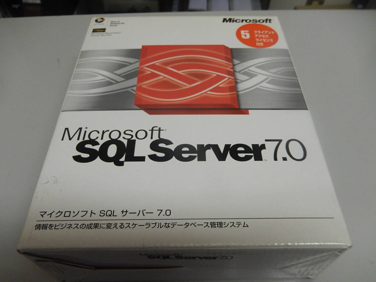 ヤフオク! - Microsoft SQL Server 7.0 5クライアントアクセ...