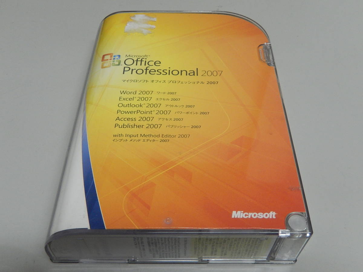 Microsoft Office 2007 Professional 製品版 PC-086