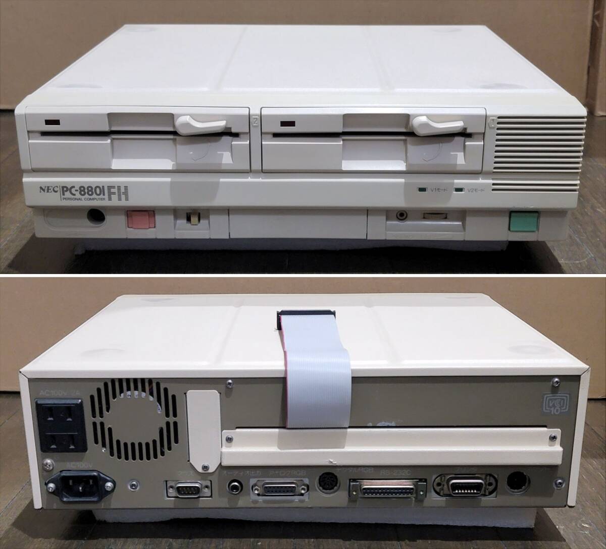 [動作品] 日本電気 NEC PC-8801FH & HxC Floppy Emulator MAX 組み込み済 フロッピーエミュレータ_画像3